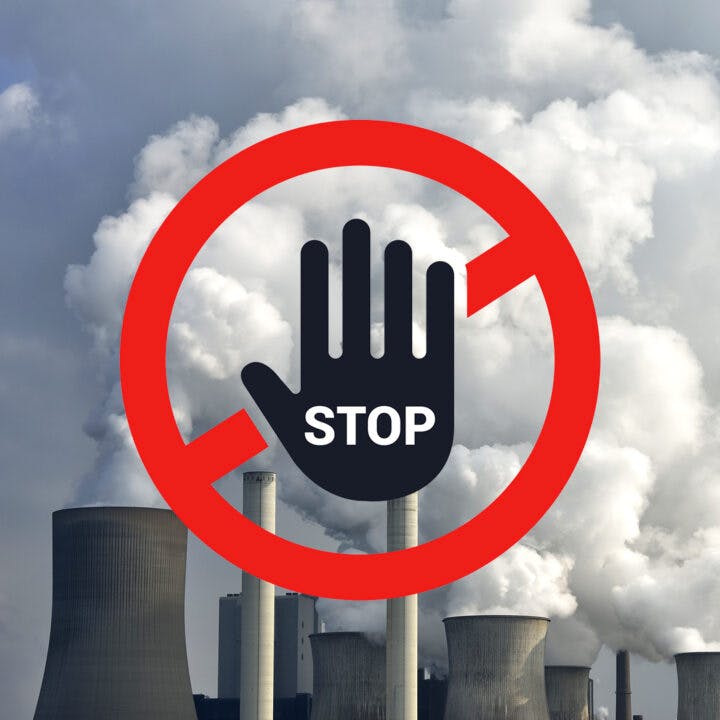 rök, kolkraftverk, stopp, sluta, kolkraft, fossilfri