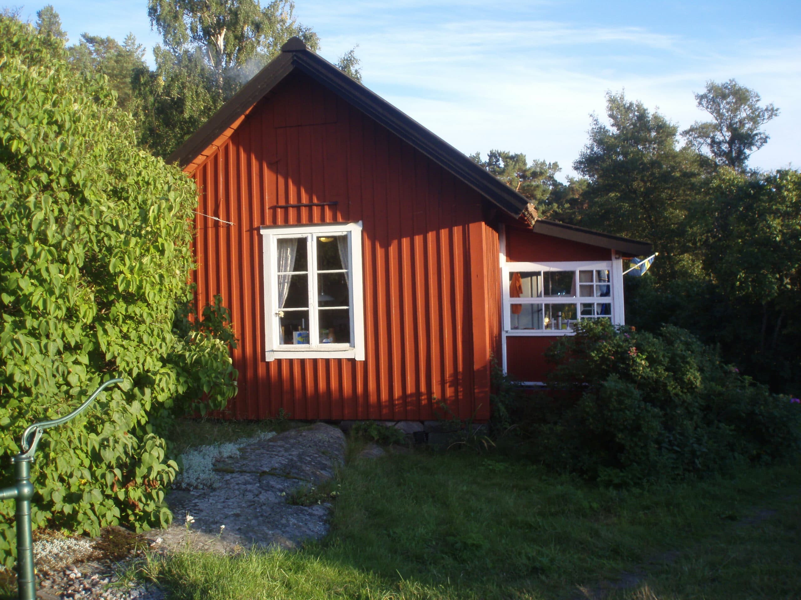 Sandböte, Skärgård, Stuga, Claras, Röd