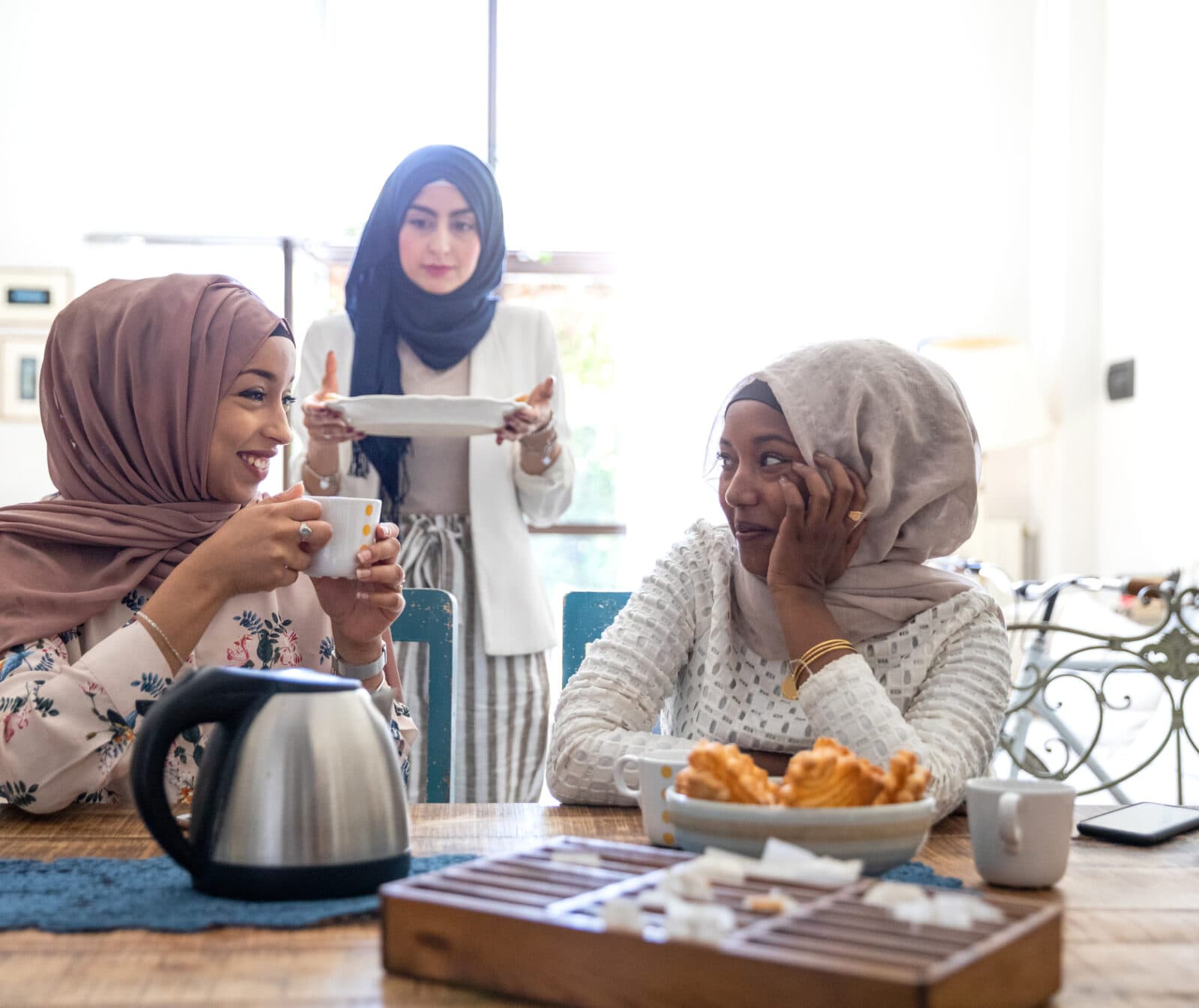 fika,kaffe,vänner,hijab,te,ekofika,orb