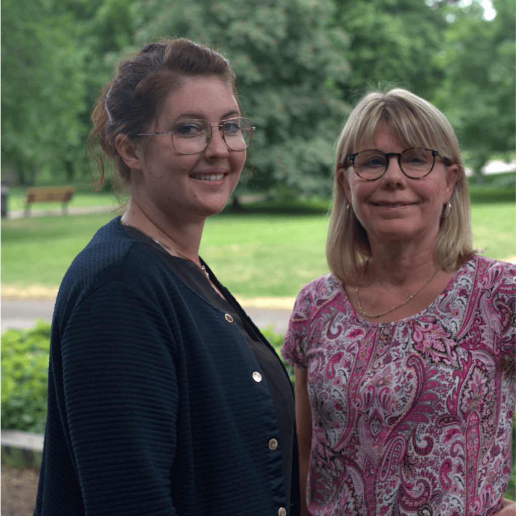 Beatrice Rindevall och Karin Lexén.
