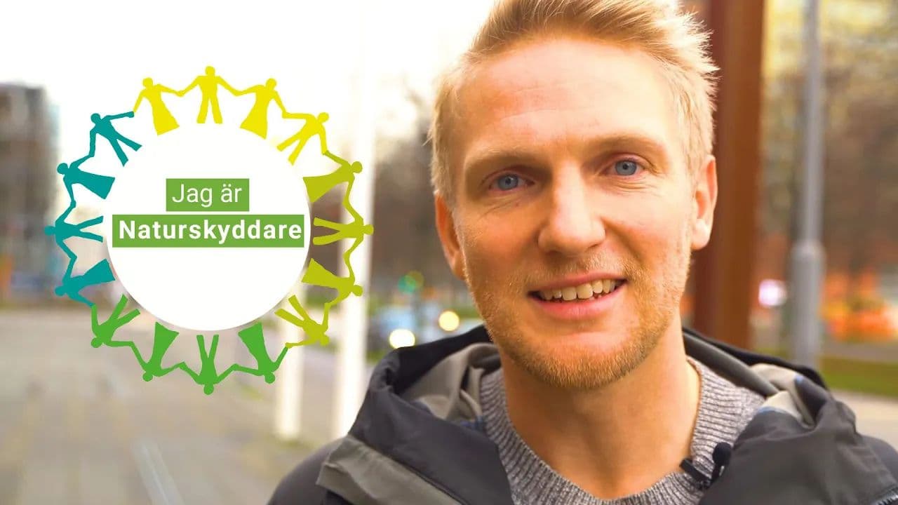 Oskar, en av Naturskyddsföreningens naturskyddare