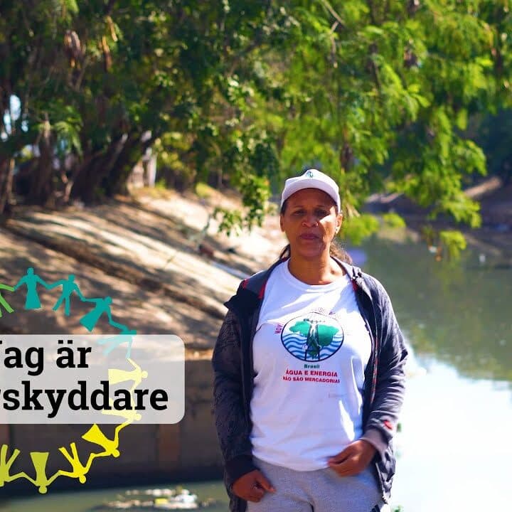 Patricia på Naturskyddsföreningens samarbetsorganisation i Brasilien.