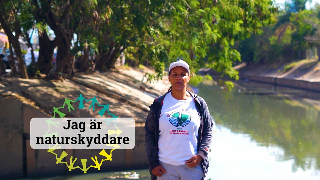 Patricia på Naturskyddsföreningens samarbetsorganisation i Brasilien.