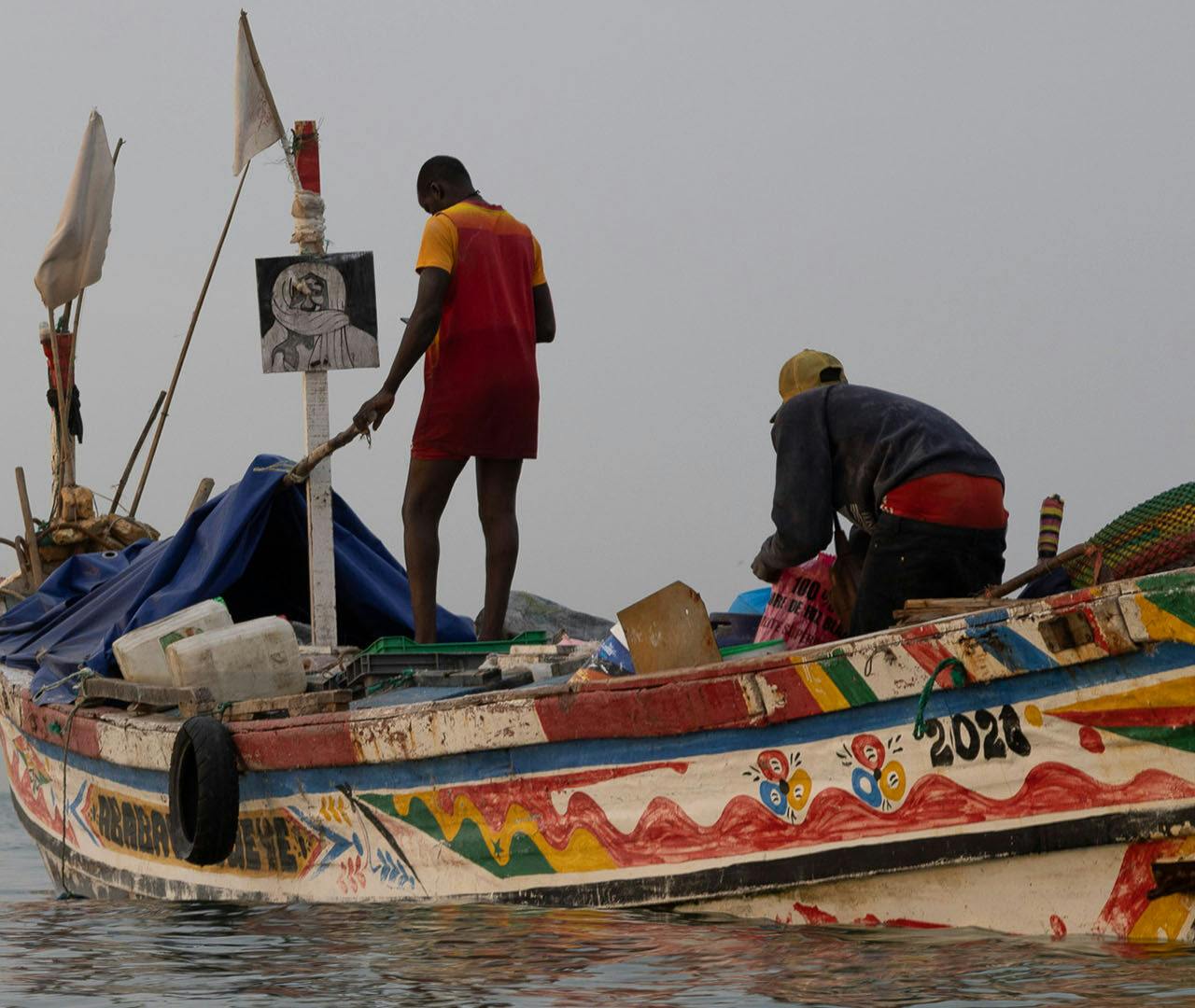 Fiskare i Senegal.
