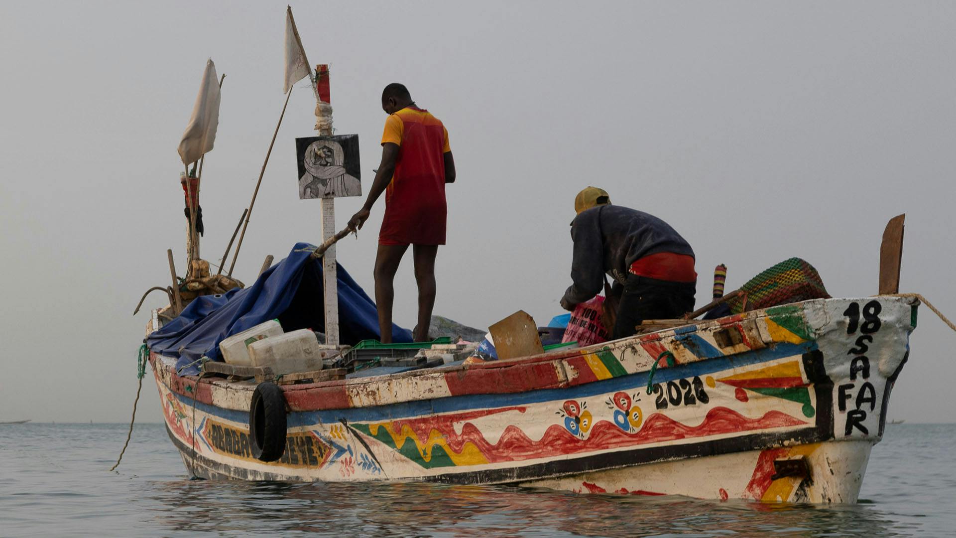 Fiskare i Senegal.