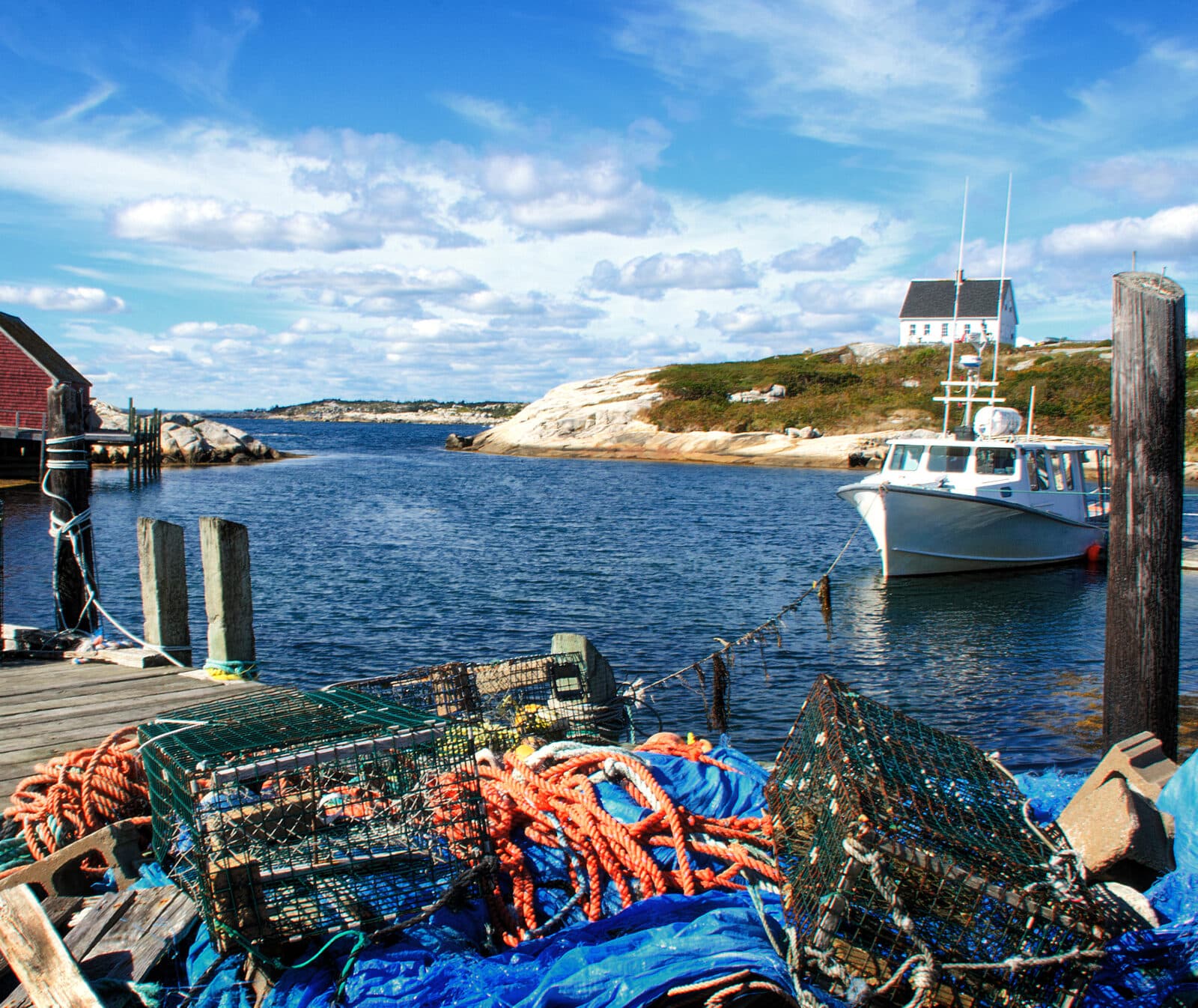 Fiskehamn.